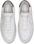 Philippe Model Witte en zwarte leren lage sneakers White Dames - Thumbnail 4