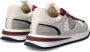 Philippe Model Witte Veterschoenen met Logo Patch White Heren - Thumbnail 3