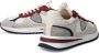 Philippe Model Witte Veterschoenen met Logo Patch White Heren - Thumbnail 6