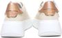 Philippe Model Nude leren sneaker met metallic details Beige Dames - Thumbnail 12