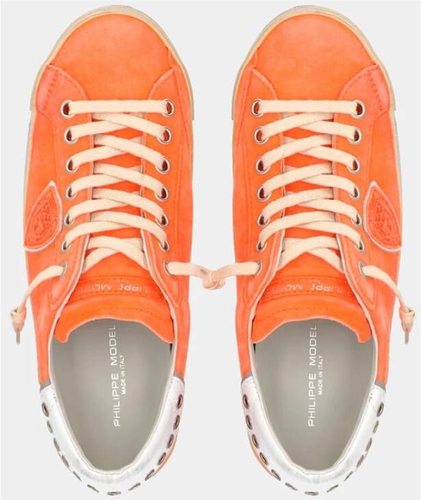 Philippe Model Ambachtelijke Prsx Sneakers Oranje Heren