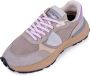 Philippe Model Leren sneakers met logo en gewaxte veters Purple Dames - Thumbnail 8