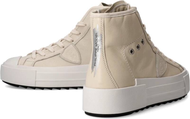 Philippe Model Sneakers Paris Haute Tennis Beige Dames