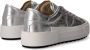 Philippe Model Zilveren Leren Sneakers met Metalen Detail Gray Dames - Thumbnail 10
