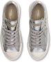 Philippe Model Zilveren Leren Sneakers met Metalen Detail Gray Dames - Thumbnail 11