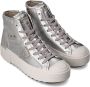 Philippe Model Zilveren Paris Haute Tennis Sneakers Vrouwen Gray Dames - Thumbnail 3