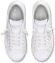 Philippe Model Witte lage top sneakers met verontruste rubberen zool White Dames - Thumbnail 4