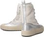Philippe Model Sneakers Paris Haute Tennis Women Zwart Zilver White Dames - Thumbnail 10