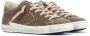 Philippe Model Vintage legergroene leren sneakers Bruin Heren - Thumbnail 4