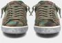 Philippe Model Kleurrijke `Prsx` Sneakers met camouflage patroon Green Heren - Thumbnail 8