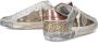 Philippe Model Unieke Lichtblauw Goud Tennisschoenen Multicolor Dames - Thumbnail 4