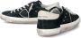 Philippe Model Paris X Leren Sneakers in Zwart Gebruikt Effect Black Heren - Thumbnail 3