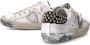Philippe Model Gestudde Tennissneakers Wit Zwart White - Thumbnail 5