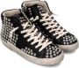 Philippe Model Zwarte High-Top Tennisschoenen Black Dames - Thumbnail 3