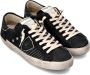 Philippe Model Zwarte Tennissneakers met Riviera-stijl Black Heren - Thumbnail 3