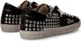 Philippe Model Zwarte Tennissneakers met Studs Black Heren - Thumbnail 4
