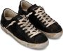 Philippe Model Zwarte leren sneakers moderne stijl Black Heren - Thumbnail 2