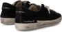 Philippe Model Zwarte leren sneakers moderne stijl Black Heren - Thumbnail 3