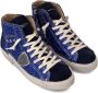 Philippe Model Glitter Blauwe Tennisschoenen Vrouwen Blue Dames - Thumbnail 2