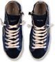 Philippe Model Glitter Blauwe Tennisschoenen Vrouwen Blue Dames - Thumbnail 4