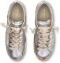 Philippe Model Metallic Finish Sneakers met Distressed Details Gray Dames - Thumbnail 5