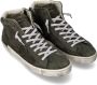 Philippe Model Groene hoge sneakers in verweerde stijl Green Heren - Thumbnail 7