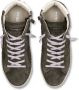 Philippe Model Groene hoge sneakers in verweerde stijl Green Heren - Thumbnail 9