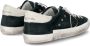 Philippe Model Paris X Leren Sneakers in Zwart Gebruikt Effect Black Heren - Thumbnail 5