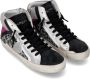 Philippe Model Zilver Roze Animal Print High Tops Gray Dames - Thumbnail 2