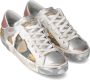 Philippe Model Unieke Lichtblauw Goud Tennisschoenen Multicolor Dames - Thumbnail 9