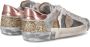 Philippe Model Unieke Lichtblauw Goud Tennisschoenen Multicolor Dames - Thumbnail 10
