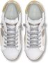 Philippe Model Glamoureuze Suede Sneakers Zilver Wit Multicolor Dames - Thumbnail 5