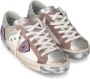 Philippe Model Witte Beige Paarse Tennisschoenen Multicolor Dames - Thumbnail 3
