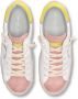 Philippe Model Vintage Mixage Lage Dames Sneakers Roze Geel Multicolor Dames - Thumbnail 5