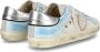 Philippe Model Lichtblauwe Casual Sneakers met Mesh Inzet Blue Heren - Thumbnail 4