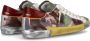Philippe Model Gedrukte Leren Sneakers voor Heren Multicolor Heren - Thumbnail 3