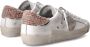 Philippe Model Witte leren sneakers met roze hiel White Dames - Thumbnail 3