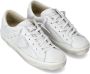 Philippe Model Paris X Sneaker in zwart suède en leer met zilveren leren hak Wit Dames - Thumbnail 5