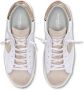 Philippe Model Vintage Leren Sneakers met Geborduurd Zig-Zag Badge White Dames - Thumbnail 6
