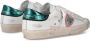 Philippe Model Retro Stijl Sneakers Vrouwen Wit Blauw White Dames - Thumbnail 4
