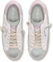 Philippe Model Wit Roze Logo Patch Sneakers White Dames - Thumbnail 12