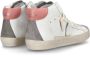 Philippe Model Leren High-Top Sneakers Antraciet Wit Multicolor Dames - Thumbnail 3