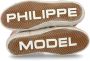Philippe Model Leren High-Top Sneakers Antraciet Wit Multicolor Dames - Thumbnail 5
