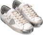 Philippe Model Gestudde Tennissneakers Wit Zwart White - Thumbnail 5