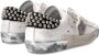 Philippe Model Gestudde Tennissneakers Wit Zwart White - Thumbnail 6