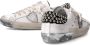 Philippe Model Gestudde Tennissneakers Wit Zwart White - Thumbnail 9