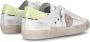 Philippe Model Prsx Witte Sneakers met Verouderd en Slangeneffect White Dames - Thumbnail 5
