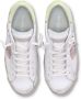 Philippe Model Prsx Witte Sneakers met Verouderd en Slangeneffect White Dames - Thumbnail 6