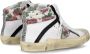Philippe Model Ambachtelijk geïnspireerde Prsx hoge sneakers voor vrouwen White Dames - Thumbnail 10
