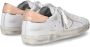 Philippe Model Roze Suède Geborduurde Lage Top Sneakers Multicolor Dames - Thumbnail 12